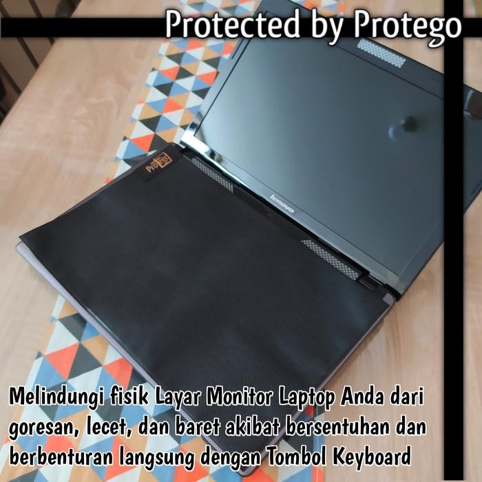 KOMPLIT Kain Keyboard Laptop Cover Pembatas Layar Monitor Anti Gores PROTEGO