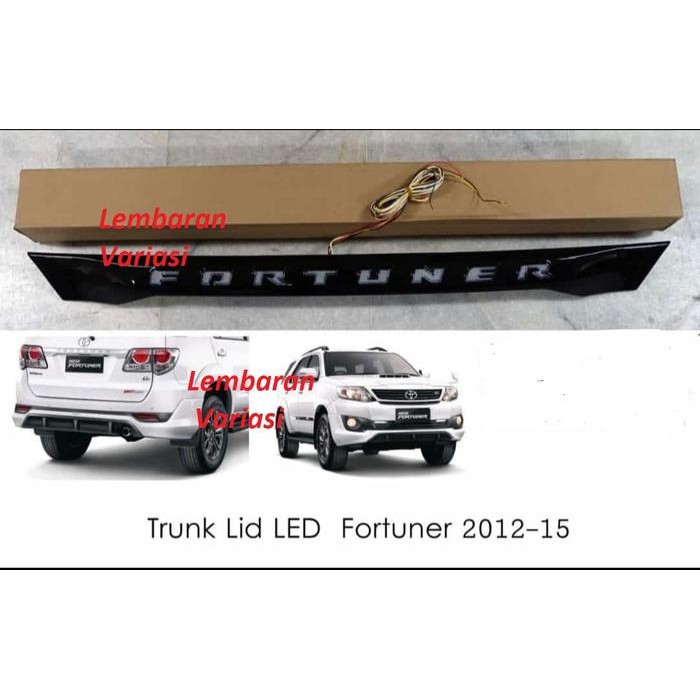 Trunklid Trunk Lid Led Belakang Toyota Grand Fortuner 2012 - 2015