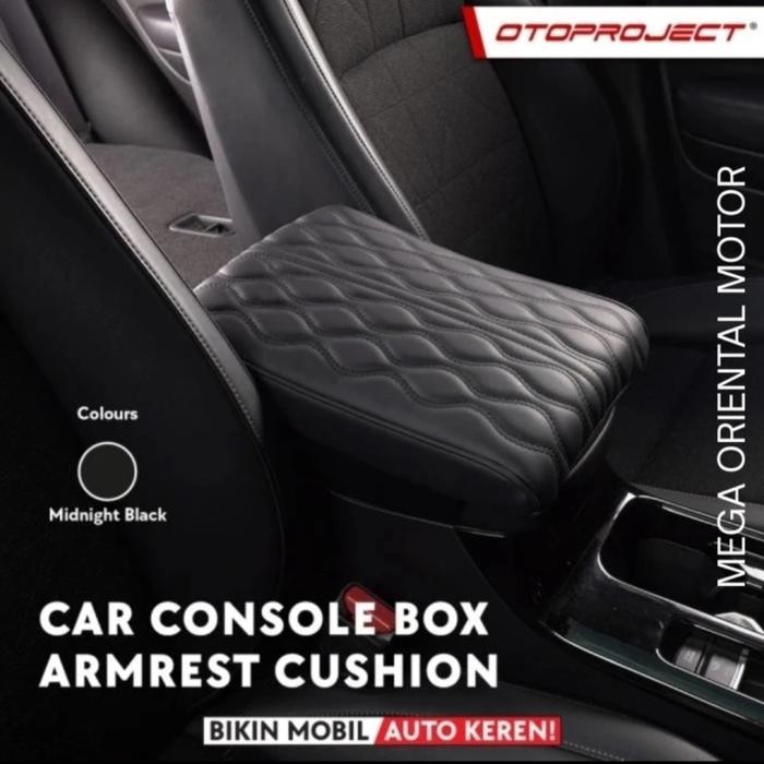Bantalan Console Box Universal Mobil / Car Console Armrest Cushion Otoproject - Hitam