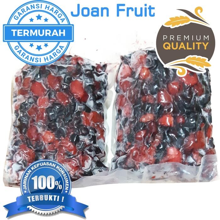 

BisaInstan- Buah Beku Mix Berry Mixed Berries Frozen IQF 1kg TERMURAH SE INDONESIA