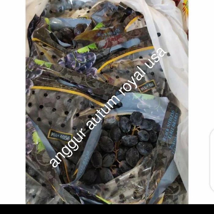 

BisaInstan- BUAH ANGGUR AUTUM ROYAL USA MANIS DAN GARING TANPA BIJI FRESH PER 1 KG