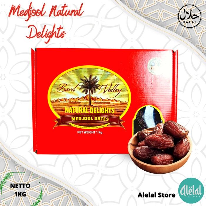 

BisaInstan- Kurma Medjool Natural Delights 1Kg / Medjool Jumbo / Bard Valley