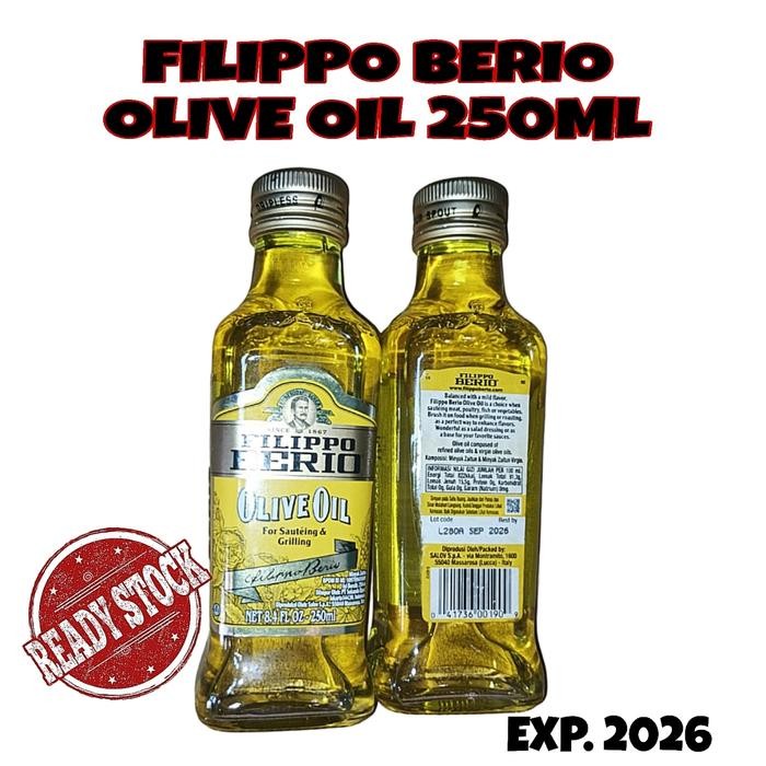 

BisaInstan- Filipo Berio Pure Olive Oil (Minyak Zaitun Murni) 250ml