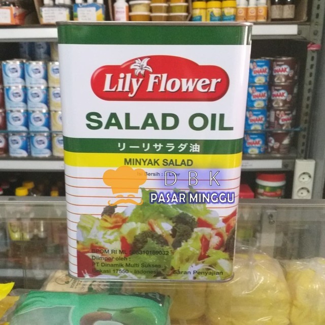 

BisaInstan- lily flower salad oil 3lt / minyak salad