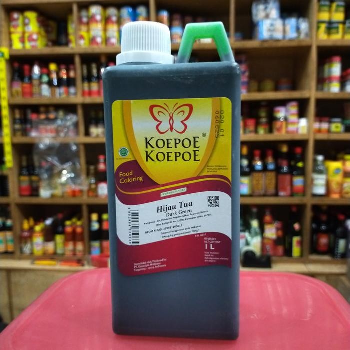 

BisaInstan- Pewarna Koepoe Koepoe HIJAU TUA 1liter