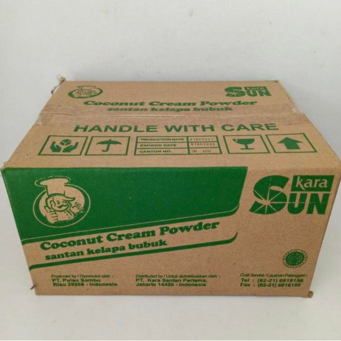 

BisaInstan- Sun Kara Santan Kelapa Bubuk 20 gr 1 Dus Karton isi 60 Saset Sachet