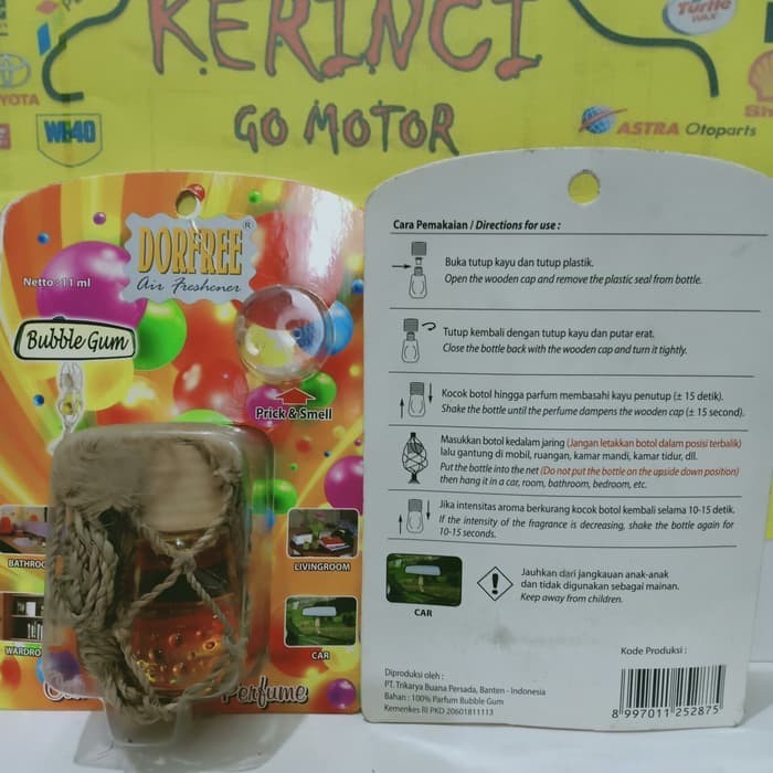 [Expert] DORFREE - PARFUM MOBIL BUBBLE GUM DORFREE - PEWANGI BUBBLE GUM DORFREE
