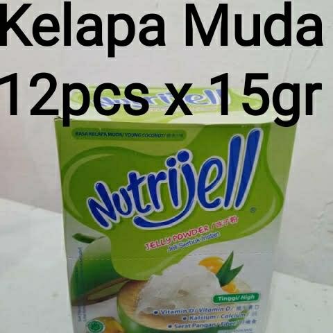 

BisaInstan- Nutrijell Kelapa Muda Per Box isi 12Pcs x 15Gr
