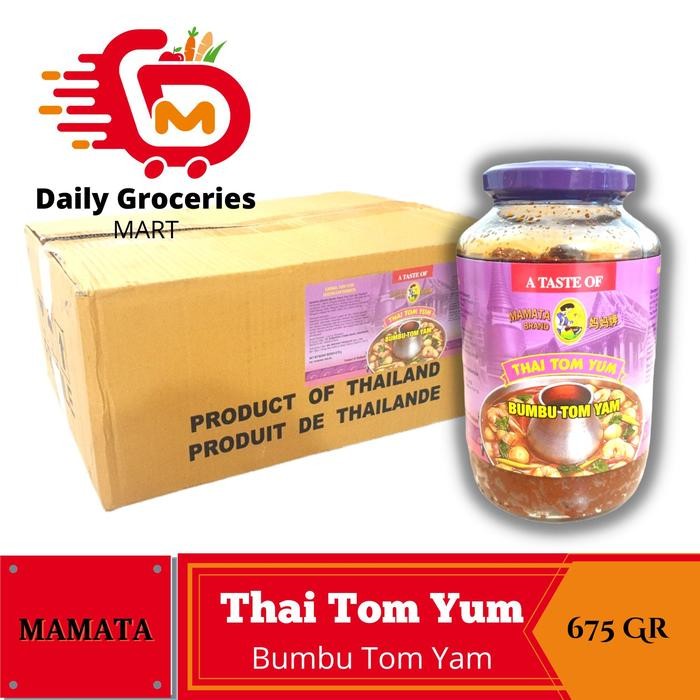 

Kirim,HariYgSama- Bumbu Tom Yam MAMATA Thai Tom Yum Paste - Bumbu TomYam Thailand 675Gr