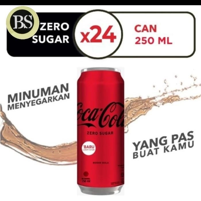 

BisaInstan- COCA-COLA ZERO KALENG 330 ML KARTONAN (KHUSUS GOSEND / GRAB)