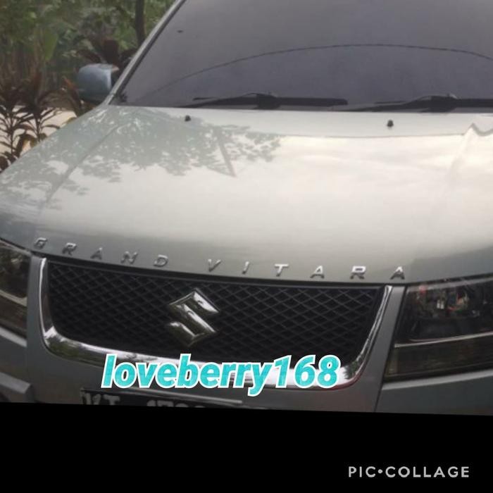 PAKET EMBLEM KAP MESIN HOOD EMBLEM TULISAN GRAND VITARA