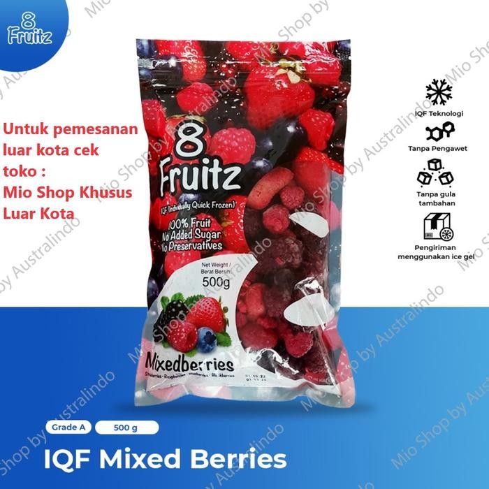 

BisaInstan- Frozen mixed berries/mix berries/mix berry/mixed berry 500 Gr