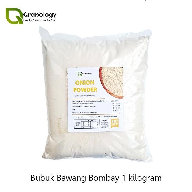 

BisaInstan- Bawang Bombay Bubuk / Pure Onion Powder (1 kilogram) by Granology