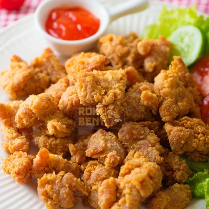 

Kirim,HariYgSama- Chicken Karaage Roku Bento 500Gr Karage Ayam Homemade