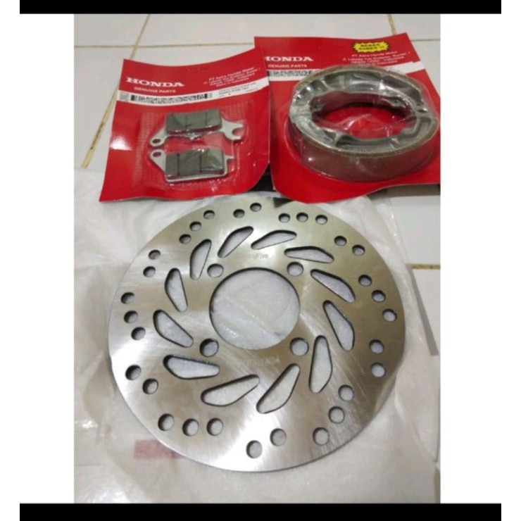 kampas rem cakram depan +kampas belakang beat fi, esp,pop,Vario 125, Scoopy fi,beat