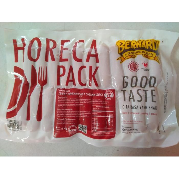 

Kirim,HariYgSama- Sosis Sapi BERNARDI Horeca Pack 1 Kg