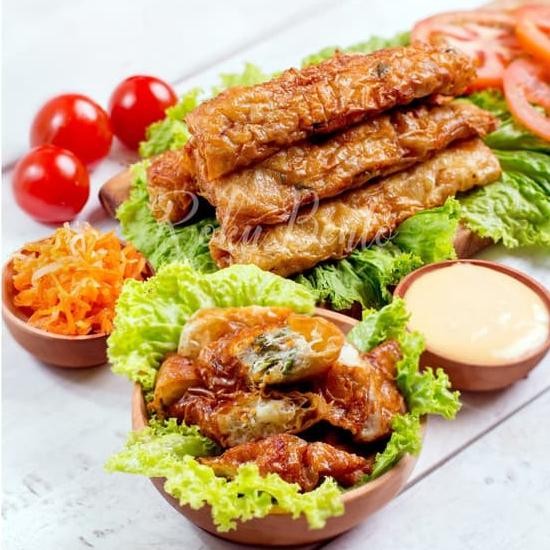 

Kirim,HariYgSama- Crab Roll / Lumpia Rajungan Kani Roku Bento