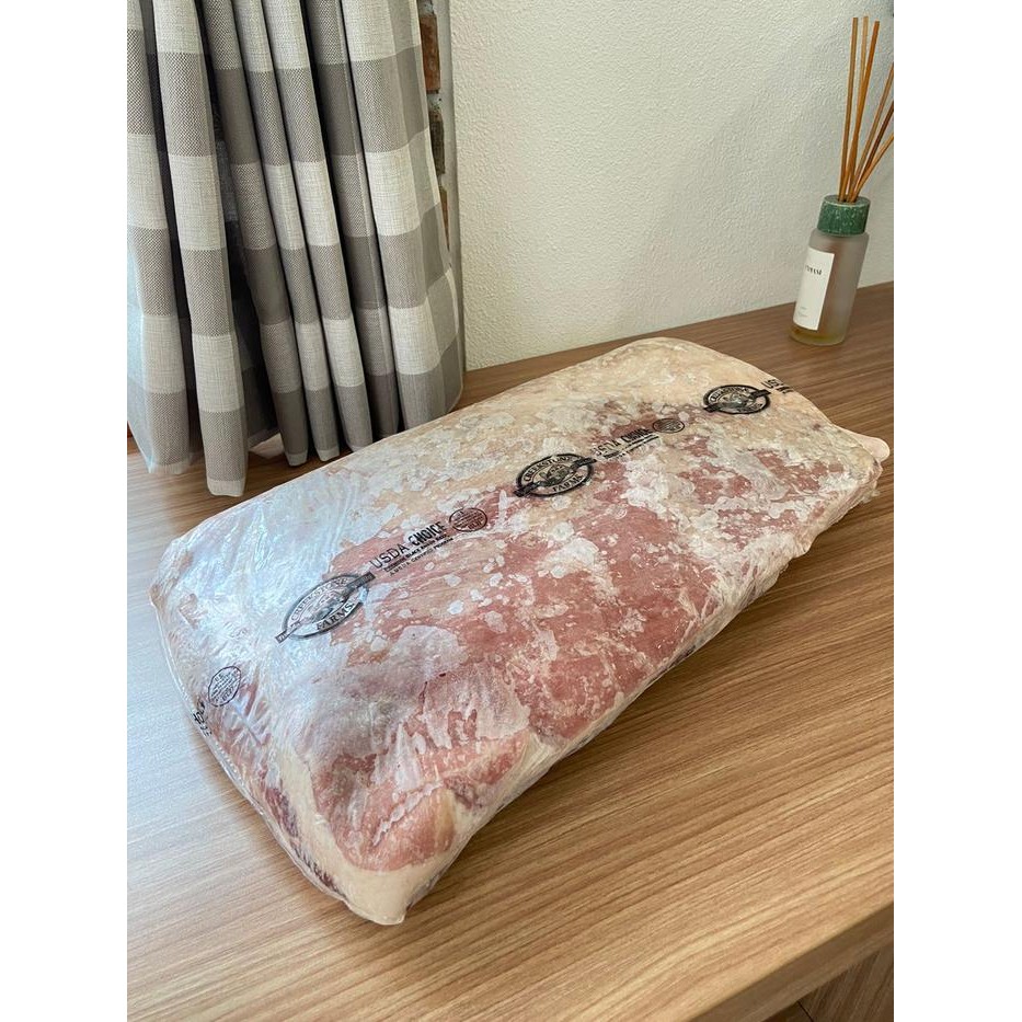 Kirim,HariYgSama- US SHORTPLATE WHOLE / SHORTPLATE UTUH / BEEF BELLY / YOSHINOYA / BBQ