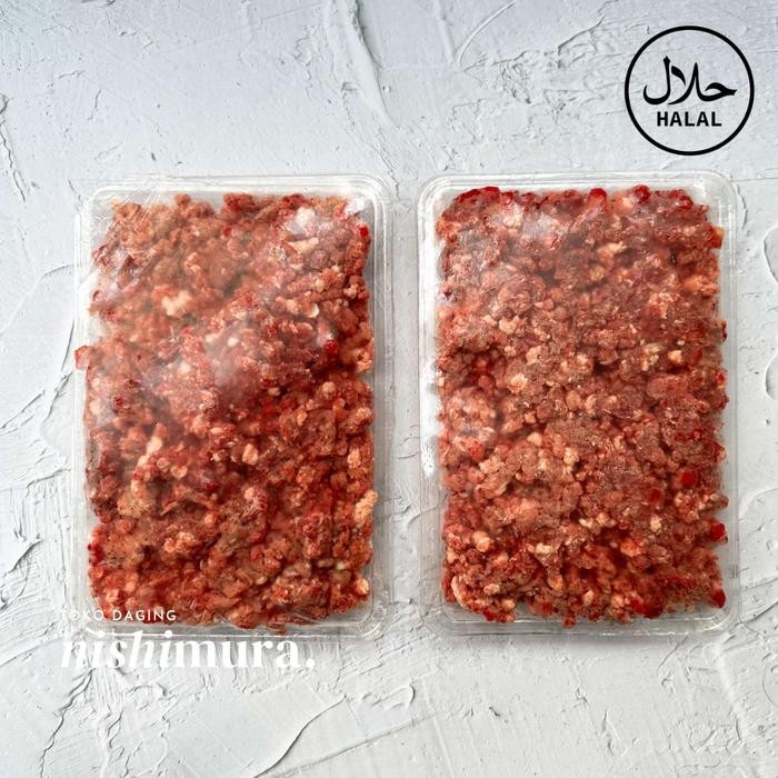 

Kirim,HariYgSama- Daging Sapi Giling Minced Beef Cincang 1kg 500 gr Beff Burger Patty