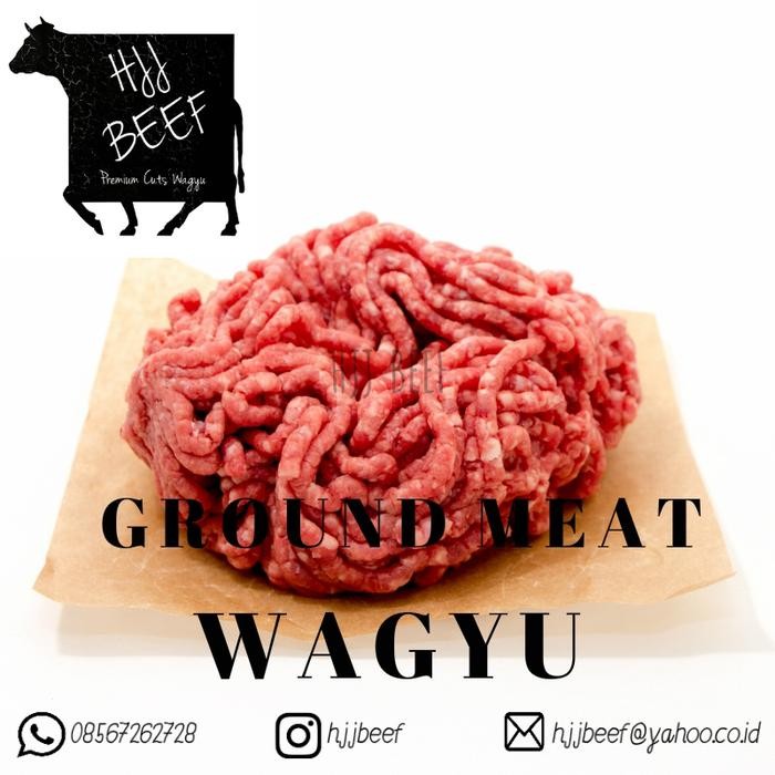 

Kirim,HariYgSama- Daging giling wagyu/minced beef wagyu/ground meat wagyu 250gram