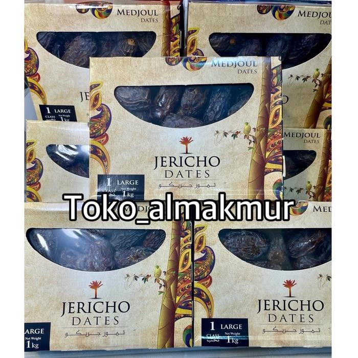 

Kirim,HariYgSama- Kurma Medjoul Jericho Premium Dates Palestin 1Kg Makanan Manis Camilan Food