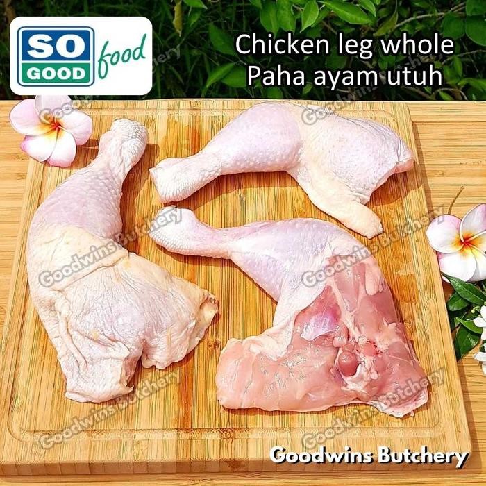 

Kirim,HariYgSama- 600gr chicken leg bone-in skin-on ayam paha utuh bertulang SoGood Food
