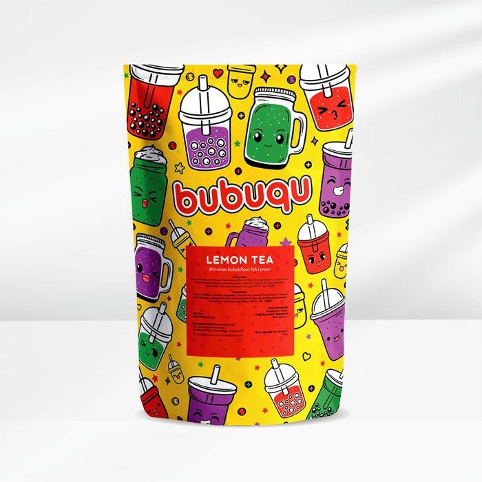 

Terlaris- Bubuqu Powder Drink Lemon Tea - Bubuk Minuman Teh Lemon 1 Kg