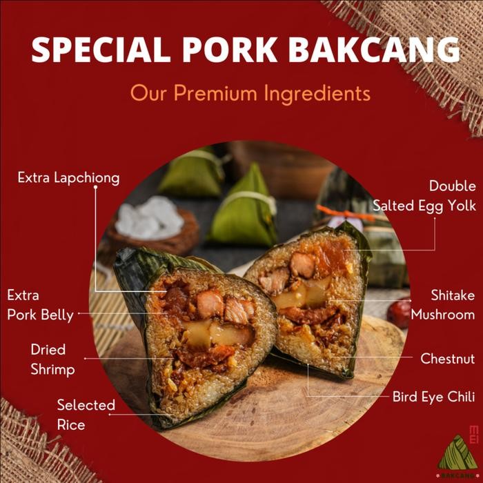 

Kirim,HariYgSama- Special Pork Bakcang (Extra Meat + Double Egg Yolk)