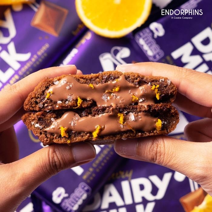 

Kirim,HariYgSama- Endorphins X Cadbury - Orange Chocolat Cookies
