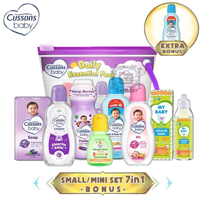 Momibi- Perlengkapan Cussons Baby Mini Travel SetPaket Cusson Hadiah Bayi