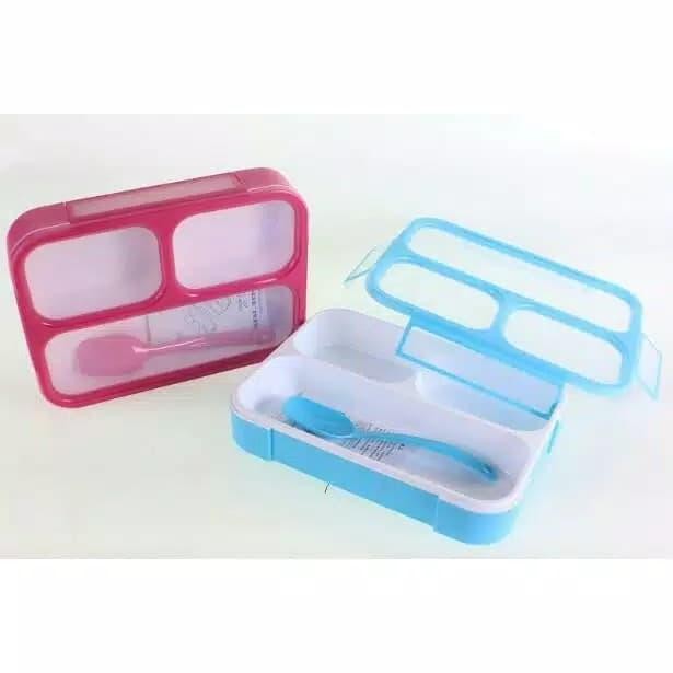 Evelyn Grosir - Lunch Set Box Dan Lunch Bag Like Tupperware