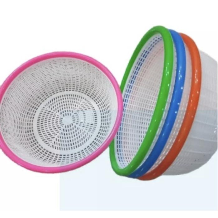 Nagata Bakul Baskom Saringan Saring Plastik Sayur Keranjang Penyaring *