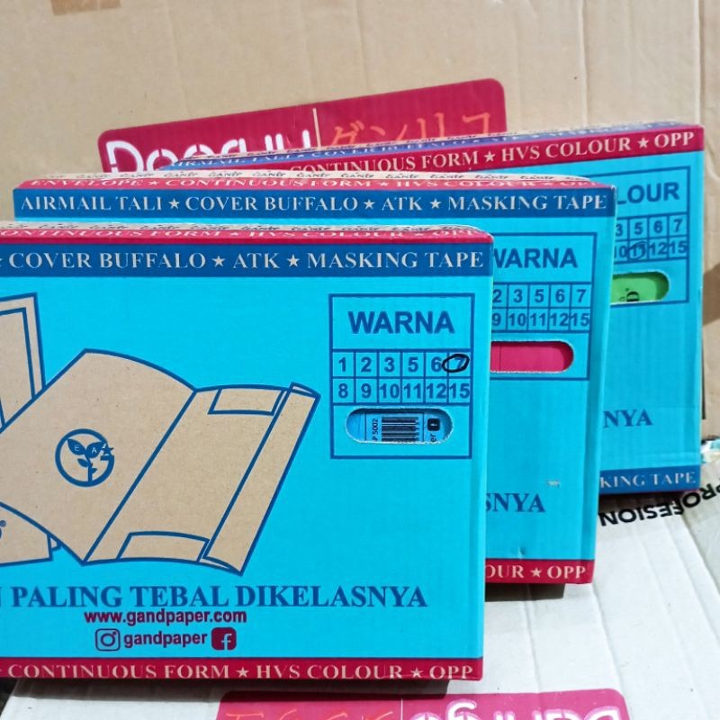 

GAND STOP MAP KERTAS FOLIO isi 50 lembar / pack