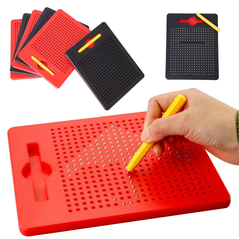 

Magnetic Drawing Board Ball Sketch Pad Tablet With Magnet Pen Kids Learning Educational Toys For