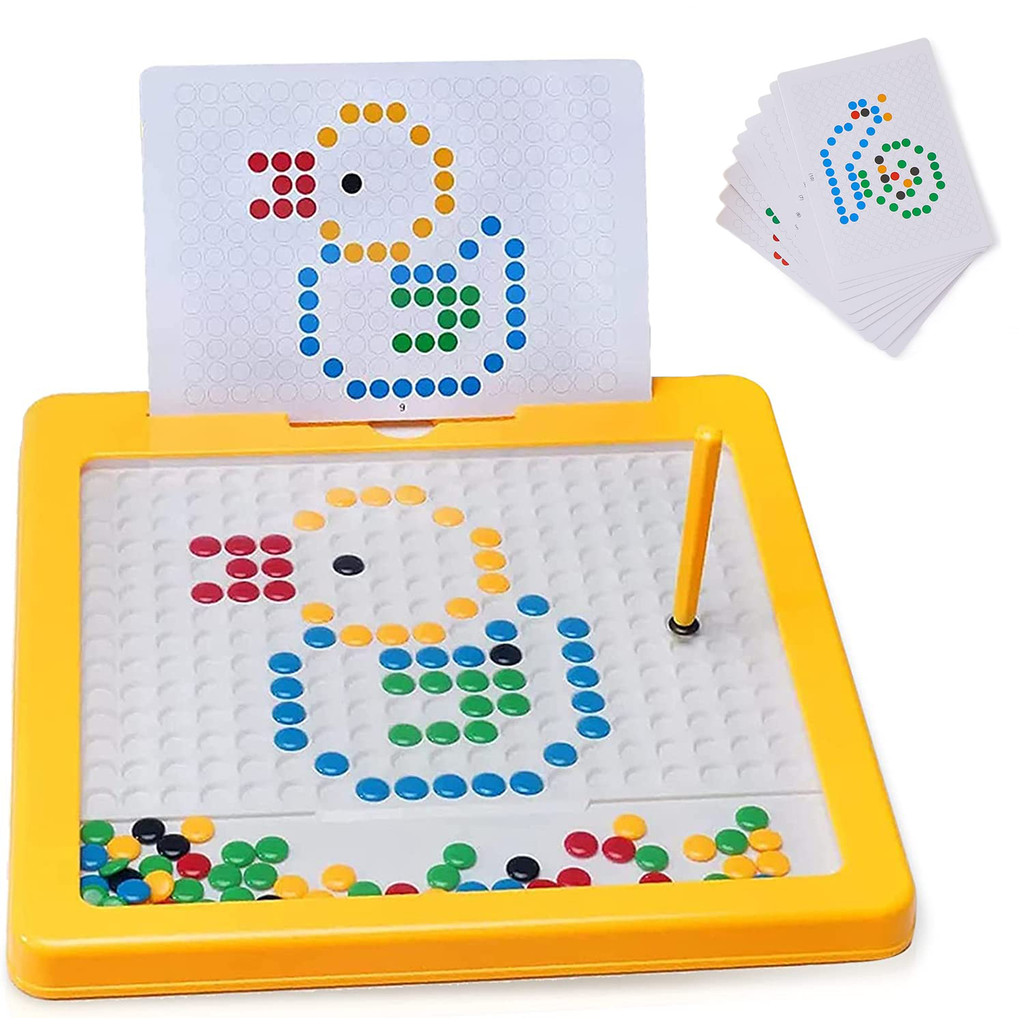 

Magnetic Drawing Board For Toddlers Doodle Board With Magnetic Pen And Beads Montessori Educational