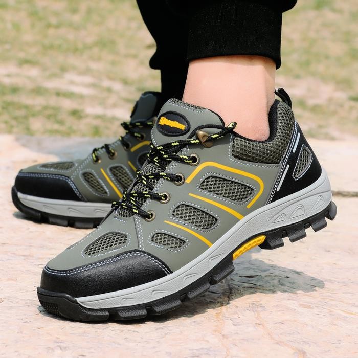 JTTOP" SEPATU SAFETY SNEAKERS SPORT NEW GUYISA KUNING