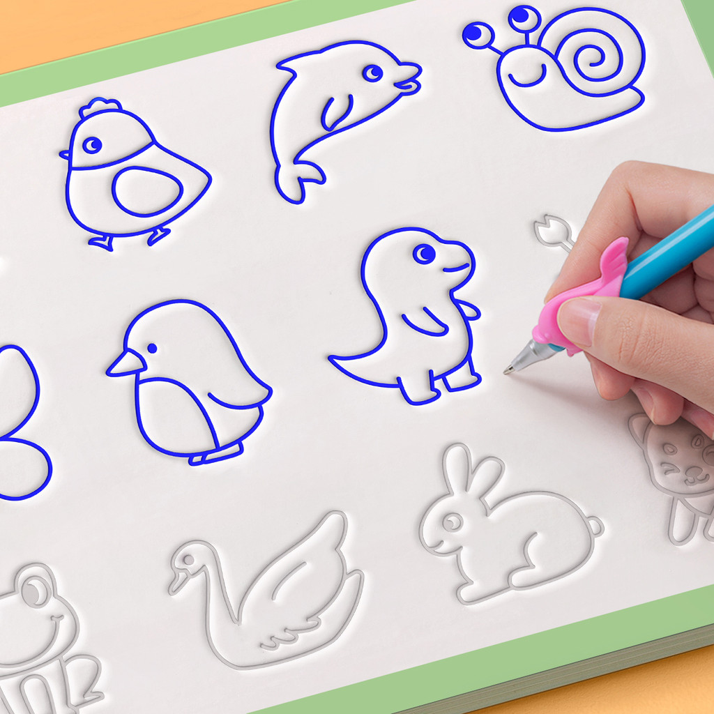 

Children'S Groove Drawing Book Kindergarten 3-14 Ages Children'S Drawing Basic Practice Groove