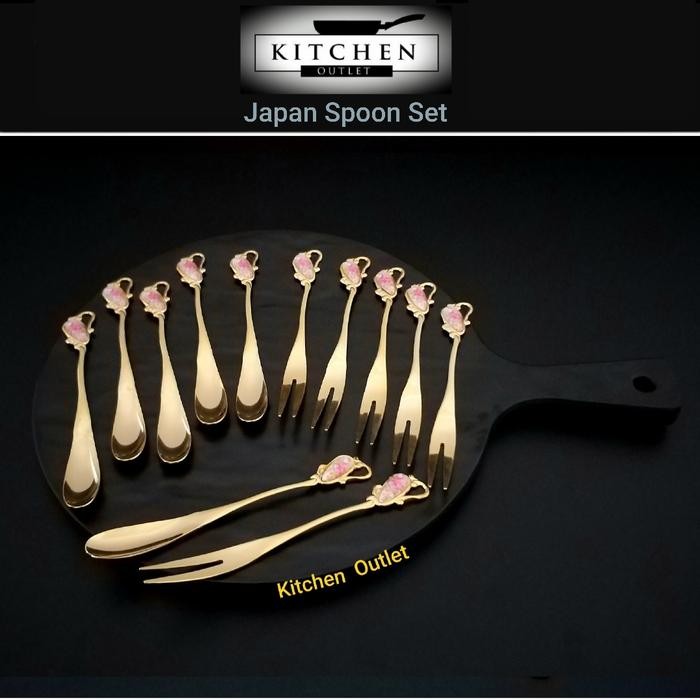 TOP SENDOK TEH GOLD SPOON SENDOK ANTIK SENDOK EMAS -