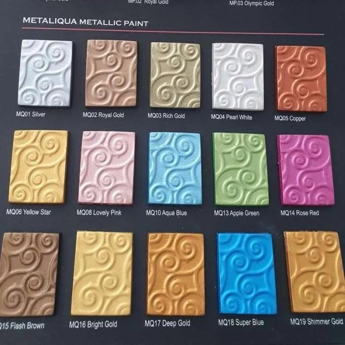 

ready stok cat metalic metaliqua original