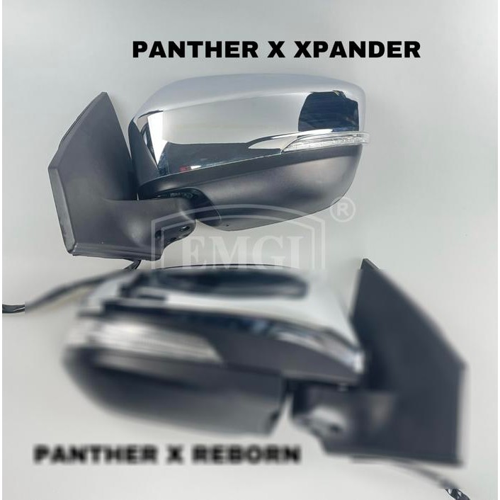 New Modifikasi Spion Mobil Panther Touring Housing Xpander - Lipat Chrome