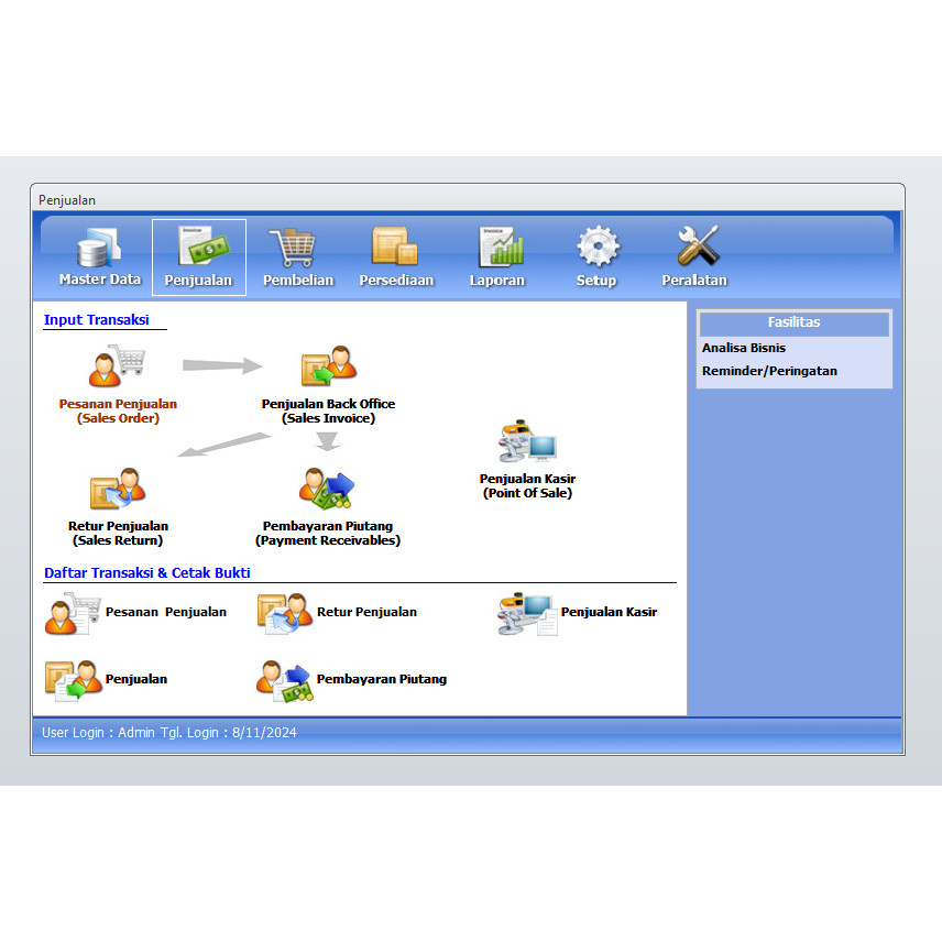Software aplikasi Distributor - M-Distribusi