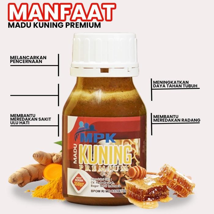 

Terlaris- Madu Kuning Sehat Lambung Premium Mpk Attaubah 350Gr -Gratisongkir