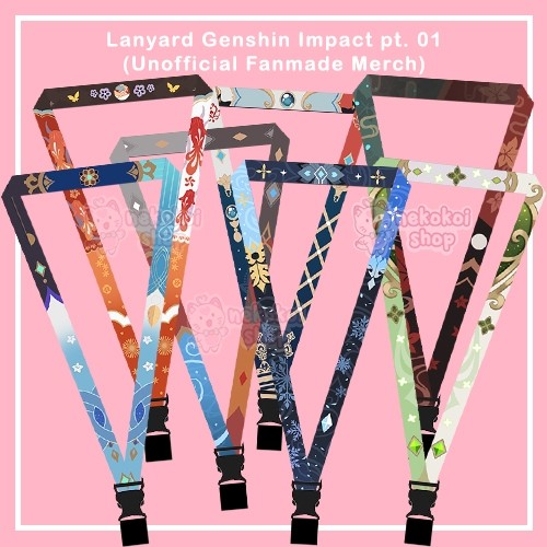 

Lanyard/ Tali ID Card Genshin Impact Unofficial