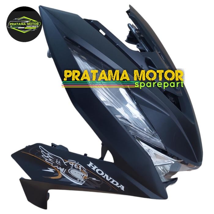 Cover Tameng Body Depan Beat street K1A Hitam Doff 2020 2021 2022 2023