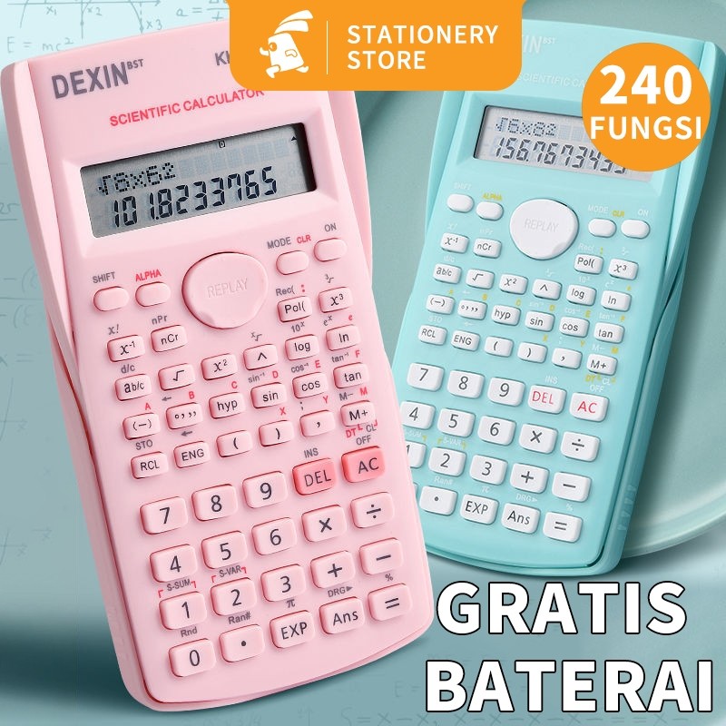 

Kalkulator Scientific 5 Warna/Kalkulator Ilmiah 240 Kalkulator Fungsi/kalkulator citizen/Kalkulator