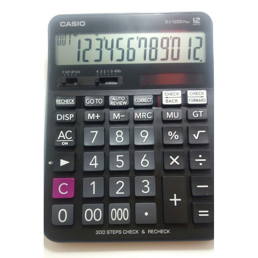 

KALKULATOR CASIO ORIGINAL DJ 120D PLUS - KALKULATOR CASIO ORIGINAL - KALKULATOR 12 DIGIT