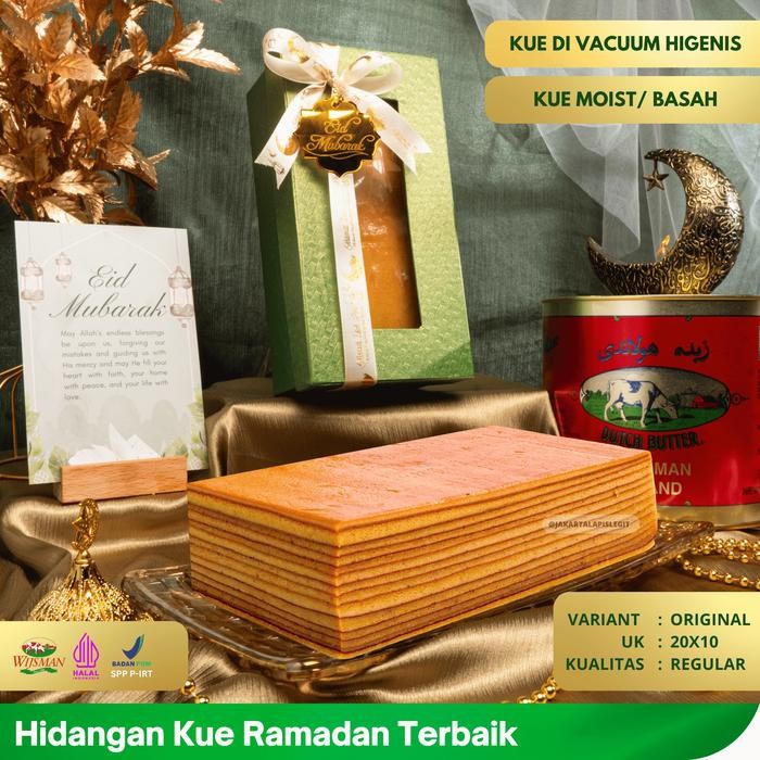 

NewZbgt- (KUALITAS REGULER) KUE LAPIS LEGIT 20x10 ORIGINAL WISMAN 100% HALAL