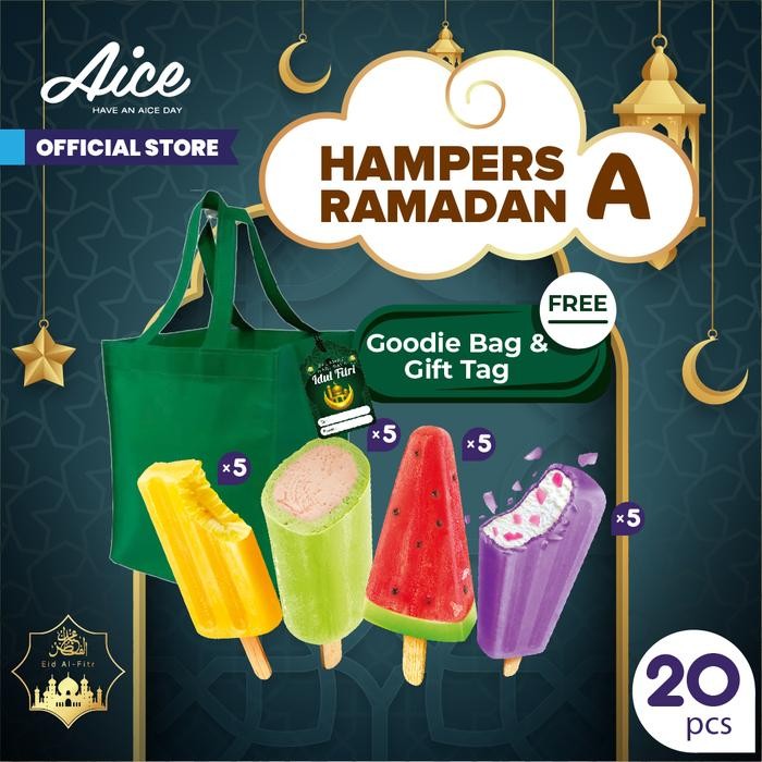 

NewZbgt- Paket Aice Ice Cream Hampers Idul Fitri Lebaran Ramadhan A Es krim