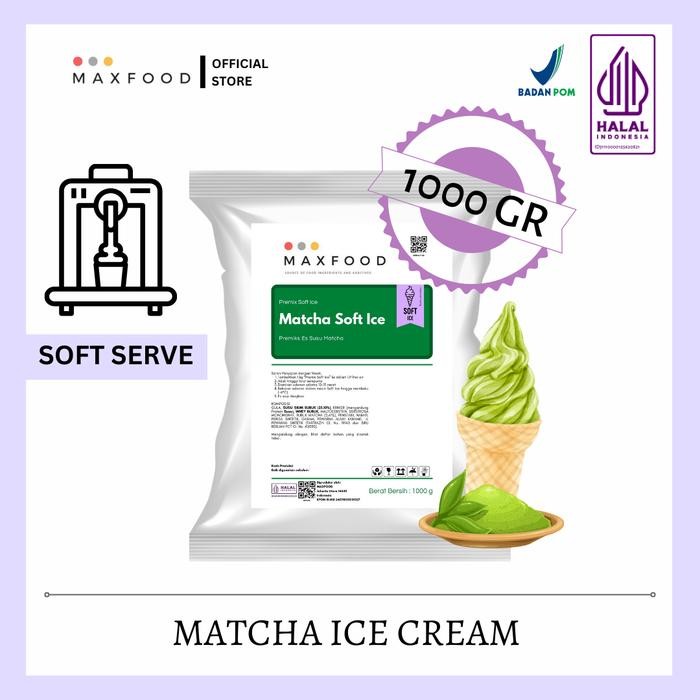 

NewZbgt- 1 KG MATCHA SOFT SERVE ICE CREAM / BUBUK ES KRIM RASA GREEN TEA