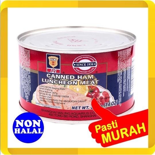 

NewZbgt- Ma Ling TTS Premium Ham Luncheon 397g NON- HALAL